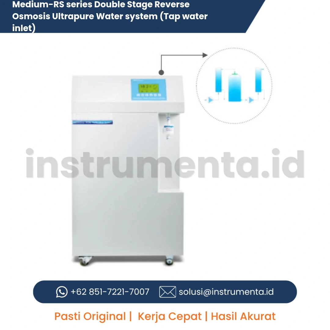 Jual Medium-RS Series Double Stage Reverse Osmosis Ultrapure Water System Distributor Resmi Alat Pemurni Air Laboratorium